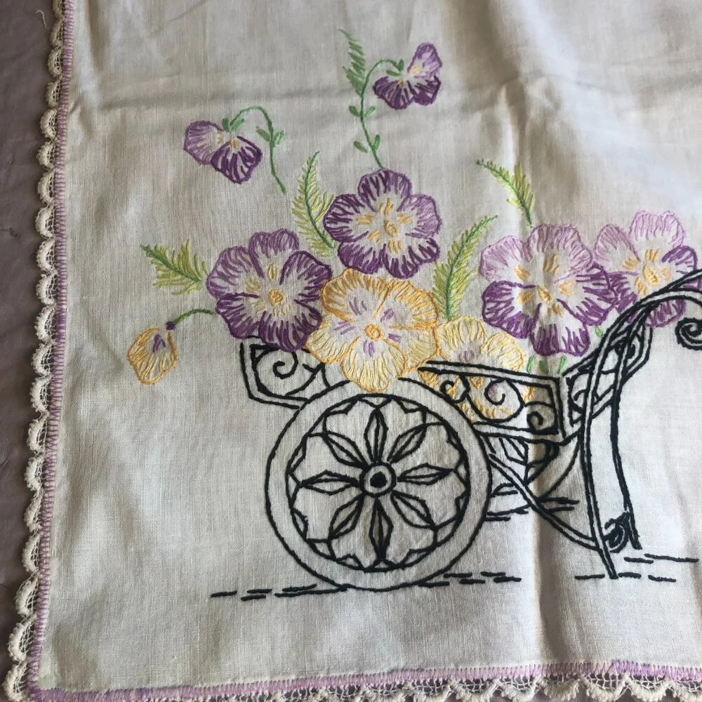 N/A vintage embroidered